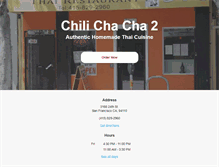 Tablet Screenshot of chilichacha2.com
